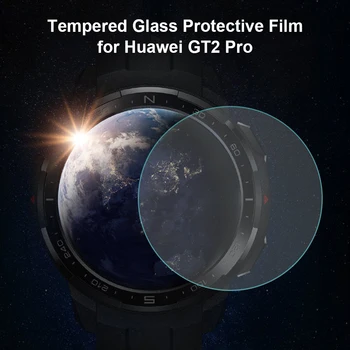 2pcs Smart Watch Vidro Temperado Protetor de Tela de Substituição para Huawei Assistir GT 2 Pro Smart Pulseira Acessórios Pack 2
