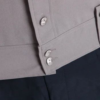 Nova chegada de segurança roupas de homens de terno camisas azul macho curto manga de segurança do trabalho desgaste grande e alto mens uniformes frete grátis