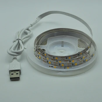 Luzes LED Tiras USB Infravermelho de Controle RGB SMD2835 DC5V 1M 2M 3M 4M 5M Flexível Fita Lâmpada do Diodo de TV Iluminação de Fundo luces LED