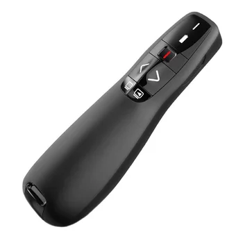 R400 2.4 GHz USB do Apresentador sem Fio para o PowerPoint PPT Apresentação Remoto PPT Clicker com Ponteiro Laser Vermelho