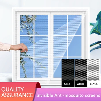 2021 De Mosquiteiros De Malha Anti Mosquito Da Janela Da Porta De Líquido Interior Bug Malha Protetor De Cortinas Adesivo Tela De Acessórios Para O Lar