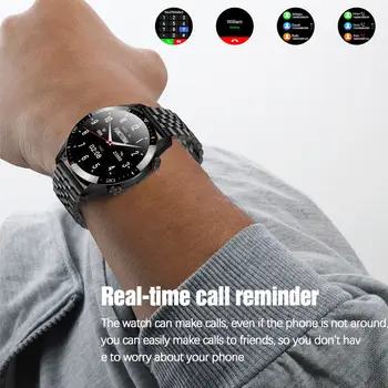 RT Chamada Bluetooth Smart Watch Homens IP68 Waterproof o Suporte do Leitor de Música Para o Android, ios Telefone rastreamento de Movimento smartwatch Homens