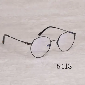 Vintage Tom Para o Homem Óptico de Óculos com Armações de Forde Redondo Pequeno Quadro Mulheres que lêem Miopia de Óculos de grau TF5418
