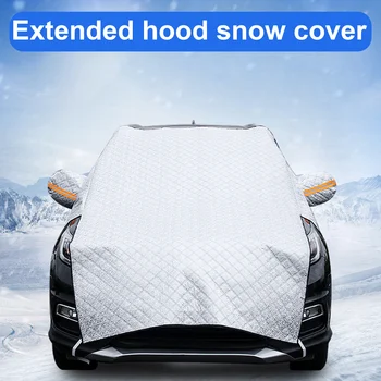 Durável Thicked Limousine Neve do Inverno Escudo Meia de Carro de Neve Cobrir o pára-brisa Dianteiro de Sol UV de Neve em Pó Resistente à Chuva Capa de Proteção