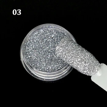 1g Brilhante Unhas de Glitter, Lantejoulas 3D Prata Branco Hexágono Lantejoulas Brilhantes Flocos de Areia Pó de Poeira Para Manicure de Unhas de Arte, Decoração