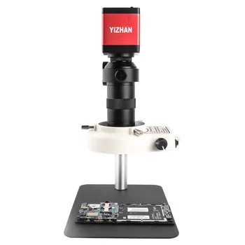 HDMI Microscópio Conjunto de Câmera HD de 13MP 60F/S, HDMI, VGA Industrial Microscópio com Câmera+130X C Mount Lente 56 Telefone PCB, Ferramentas de Reparo