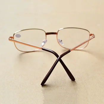 Zilead Leitura de Óculos de Armação de Metal Prescrição Óptica Presbiopia Óculos Hipermetropia Óculos de Dioptria+1 a+4 Para Homens e Mulheres