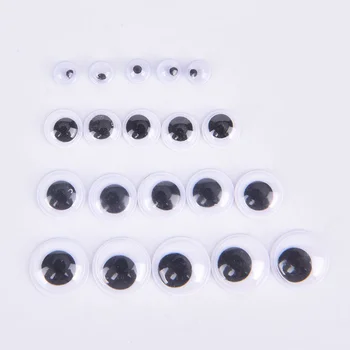 100pcs Auto-adesivo Olhos para DIY Scrapbooking Artesanato Projetos DIY Bonecas Acessórios Olhos Artesanal de Brinquedos