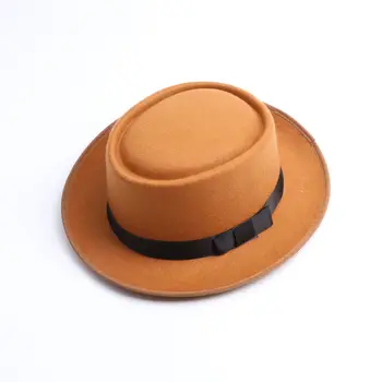 Jazz chapéu baixo preço de atacado 2021 outono e o inverno, homens e mulheres de grande imitação de cashmere senhoras chapéu fedora Panamá