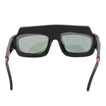 1pc Solar Powered Auto Escurecimento Máscara de Solda Capacete, Óculos de proteção Óculos de Soldador de Arco Anti-choque Lente Para Proteção dos Olhos
