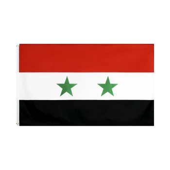 60X90/90X150CM Síria, República Árabe da Síria Bandeira Para a Decoração