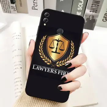 YNDFCNB Estudante de Direito Advogado Juiz Caso de Telefone Huawei Honor 8 9 10 5A 30 20 lite pro 8X 8C