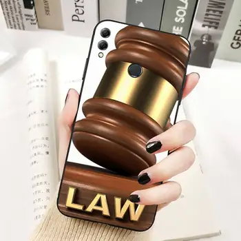 YNDFCNB Estudante de Direito Advogado Juiz Caso de Telefone Huawei Honor 8 9 10 5A 30 20 lite pro 8X 8C