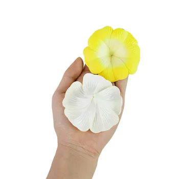10Pcs Plumeria Havaiano Espuma Frangipani, Flor Artificial Cabeça Para o Verão Festa de Casamento Decoração Falso Flor Acessórios de Cabelo de Meninas