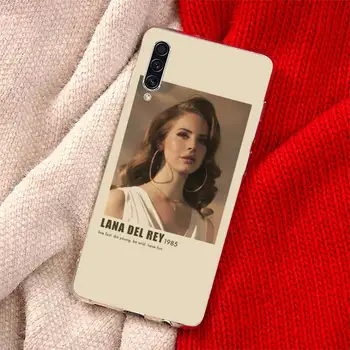 Sexy cantor modelo de Lana Del Rey Caso de Telefone Para Samsung galaxy S 7 8 9 10 20 borda de Um 6 10 20 30 50 51 70 nota 10 mais