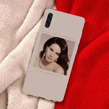 Sexy cantor modelo de Lana Del Rey Caso de Telefone Para Samsung galaxy S 7 8 9 10 20 borda de Um 6 10 20 30 50 51 70 nota 10 mais