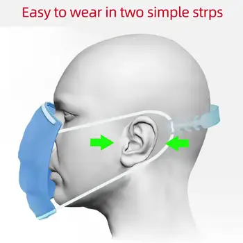 10PCS Extensão Gancho de Caça Fivela Ajustável Extensão Fivela Para Máscara de 4 Engrenagem da Correia Para Relaxar Seus Ouvidos