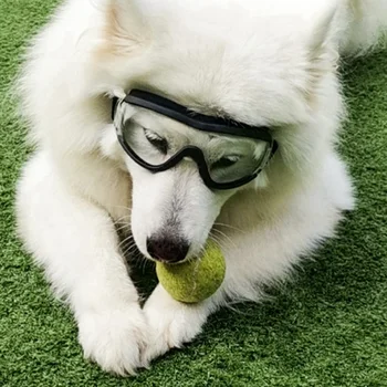 Cão de estimação Óculos de Médio e Grande Cão de Estimação Óculos de sol UV animal de Estimação Óculos Impermeável Cão Óculos de Proteção Para a Caça de Formação Acampamento #