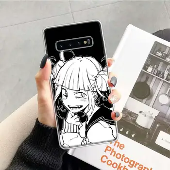 Anime Himiko'Toga Boku bonito Telefone Case Para Samsung Galaxy S10 S20 S21 S9 S8 S7 Nota 10 20 9 8 FE J4, J6 Ultra Plus Lite Pro + Edg