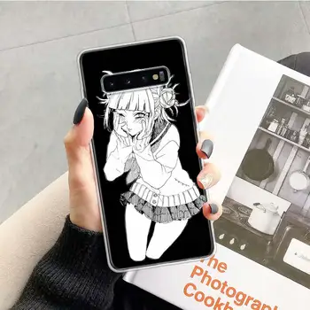 Anime Himiko'Toga Boku bonito Telefone Case Para Samsung Galaxy S10 S20 S21 S9 S8 S7 Nota 10 20 9 8 FE J4, J6 Ultra Plus Lite Pro + Edg