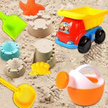 Bebê Areia Da Praia Brinquedos De Praia No Verão Brinquedo Conjunto De Areia Pá De Kits De Ferramentas, Brinquedos De Areia Para Crianças Crianças De Jogo Ao Ar Livre