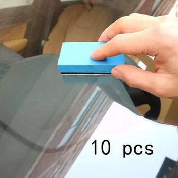 10* Carro De Revestimento Cerâmico Esponja De Vidro Nano Revestimento De Cera Aplicador Almofadas De Polimento