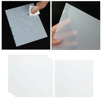 10Pcs 30.5x30.5cm de Mylar animal de ESTIMAÇÃO em Branco Estêncil Tornando Modelo de Folha de Material
