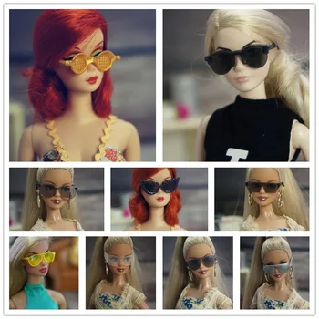 Boneca de Óculos de sol / Mix de Diferentes Estilos de Moda Multicolor Boneca Acessórios Para 1/6 Barbie Kurhn Boneca GiftToys para Meninas