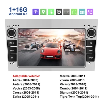 Podofo Android 8.1 2Din GPS RDS Rádio do Carro da Opel Antara Vectra Corsa Zafira Meriva Vivaro Combinação Signum Tigra Player 2Din