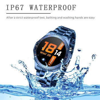LIGE 2021 Novo Smart Watch Homens de Chamada Bluetooth Relógio de frequência Cardíaca Monitorização da Pressão Arterial de Esportes Smart Watch Homens Para Android IOS