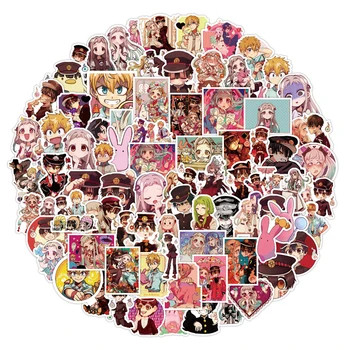 50/100Pcs Anime Japonês Wc Vinculado Hanako Kun Etiqueta Para Mala Frigorífico Diário de Cosplay Graffiti Crianças Adesivo
