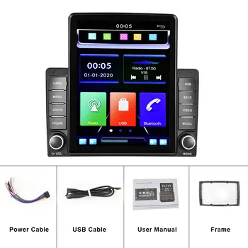 Podofo 2 Din Carro Rádio De Áudio Estéreo Bluetooth Autoradio Multimédia Player De Vídeo Do Telefone Móvel De Interconexão De Rádio Gravador De Fita