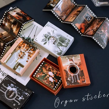 30pcs/pack Memory limited DIY decoration box organ sticker Photo Greeting Card sticker
