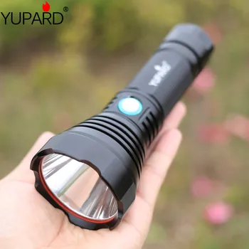 YUPARD SST 40 LED de Iluminação de alta potência de Caminhada Lanterna holofote Táticas Lanterna recarregável USB camping Lanterna