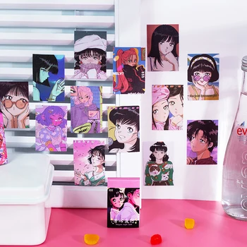 50pcs Meia-noite Querida Adesivos Estética de Anime Japonês do Personagem de banda desenhada da Menina Bala Diário de Acessórios, Adesivos Deco