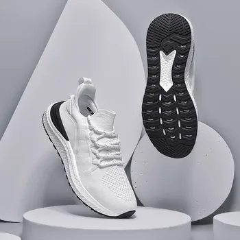 Original Xiaomi Mijia Tênis De 4 Homens de Esportes ao ar livre Sapatos Mi tênis Elásticos de Tricô Respirável Vamp Trail Running Shoes
