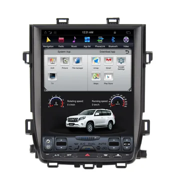 Android 9 128G Tesla Estilo Para Toyota Vellfire Para Toyota Alphard 2007-2013 Carro GPS de Navegação de Rádio auto-rádio Multimédia Player