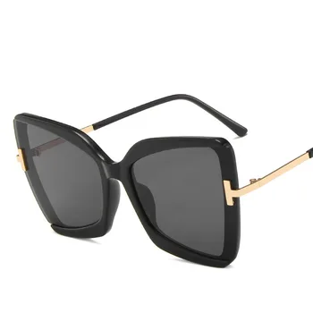 Marca Designer de Homens, Óculos de sol 2021 Novo Oversized Quadrado Mulheres de Óculos de Sol Feminino Grande Quadro Colorido de Tons para as mulheres Oculos