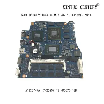 A1820747A Para SONY VAIO VPCSB VPCSB4L1E MBX-237 Laptop placa-Mãe 1P-0114200-A011 de 13,3 polegadas W/ I7-2620M 4G 216-0810005 testado