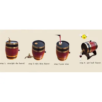 XMT-CASA barril de vinho branco em madeira de carvalho balde de álcool barril de barris da cerveja 10L/20L 1pc