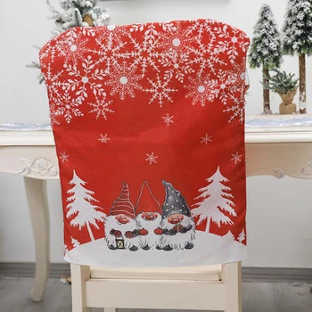 Natal Cadeira Tampa Traseira Papai Noel Chapéu De Decoração De Natal Para Casa, De Ano Novo, Decoração Decoracion