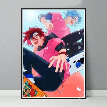 SK8 Infinity Anime Japonês impressão de Cartaz de Parede de Arte Boa Qualidade de Imagem Tela de Pintura Para Quarto de Crianças Decorativos