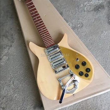 ESTOQUE,produto da Fábrica rickenbacker 325 guitarra elétrica de 3 peças de pick-up, fotos reais, frete grátis N guitarra, placa de ouro