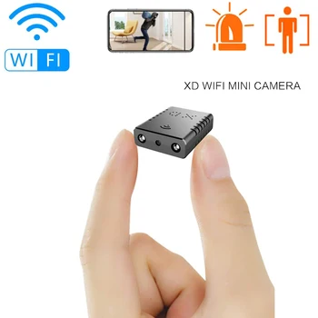 Menor HD 1080P Wifi XD Mini Câmera de Visão Noturna Micro Detecção de Movimento da Câmera DV DVR Câmera de Segurança de Apoio 32GB TF Cartão