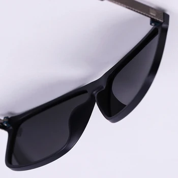 Os Óculos de sol polarizados Homens Mulheres Driver Vintage Retângulo Preto Óculos de sol de Marca de Luxo de Óculos de Sol Designer de Moda masculina Óculos