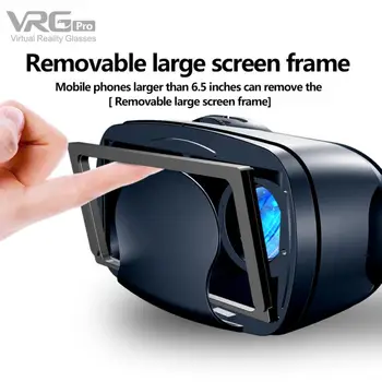 Para o IPhone Huawei, Samsung JANEIRO Pro 3D VR Óculos de Realidade Virtual em Tela Cheia Visual Moblie Jogo Para 5to de 7 Polegadas Dispositivos Smartphone