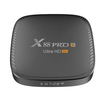 X88 PRO S Set-Top Box, Dual-Band wi-Fi Android 10.0 Mini Smart Tv de Caixa Adequado para Pc e Smart Display