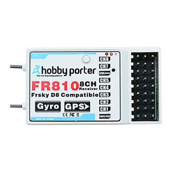 Hobby Porter FR810 8CH Avançado de Asa Fixa Controlador de Vôo com GPS Frsky Compatível com Receptor Incorporado para RC Avião Drone