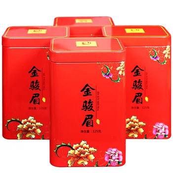 Wuyishan Jun Jin Mei Chá Preto Cha Chá a Granel 4*125g/caixa