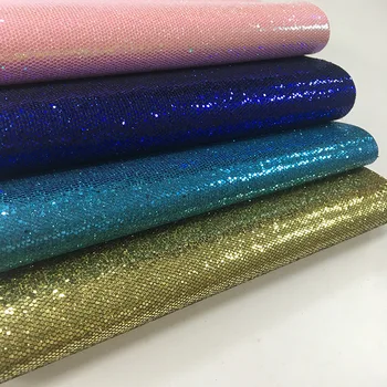 Lichia Vida 29x21cm de Lantejoulas Glitter, Couro Sintético, Tecido Colorido Tecido de PU DIY Artesanais de Costura, Roupas de Suprimentos Decorações